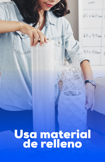 usa material de relleno